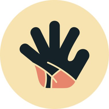 insan eli vektör çizim