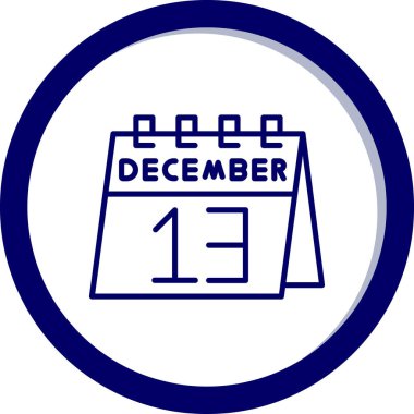 Tek bir günlük takvimdeki 9 Aralık tarihi