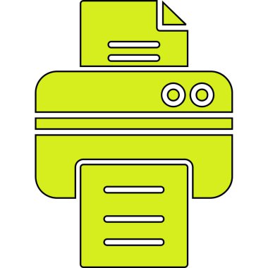 Modern simgenin vektör illüstrasyonu