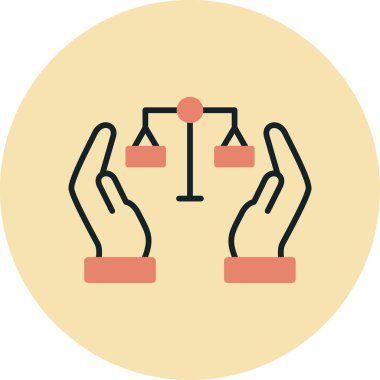 Bir simgenin vektör illüstrasyonu