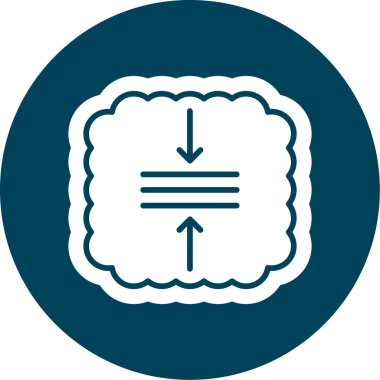 pasta grafik simgesini, basit vektör çizim