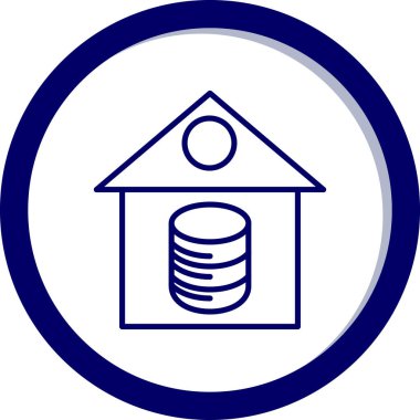 Bir binanın vektör illüstrasyonu