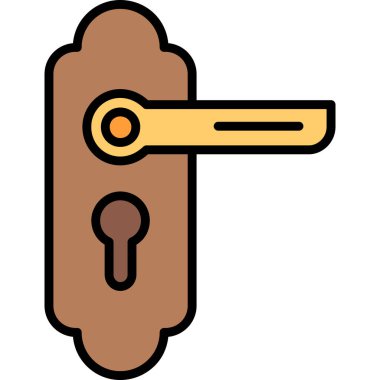 Anahtar. Web simgesi basit illüstrasyon