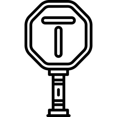 Ağırlık ölçek simgesi, basit tarzı