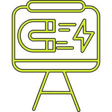 Bir karikatür ve siyah beyaz okun vektör çizimi