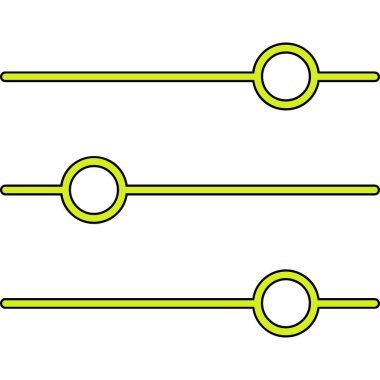 farklı renklere sahip renkli kenarlıklar dizisi