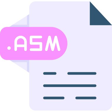 dosya biçimi simgesi, vektör illüstrasyonu