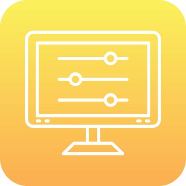 Web simgesi vektör illüstrasyonu