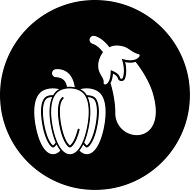 kabak simgesi, vektör illüstrasyonu