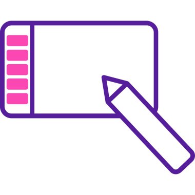 Ağ simgesi. Web için kalem vektör simgelerinin basit illüstrasyonu