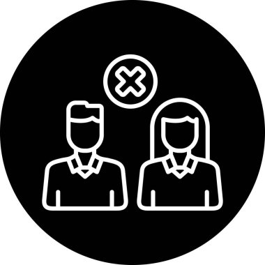 Vektör illüstrasyonu, insan simgesi