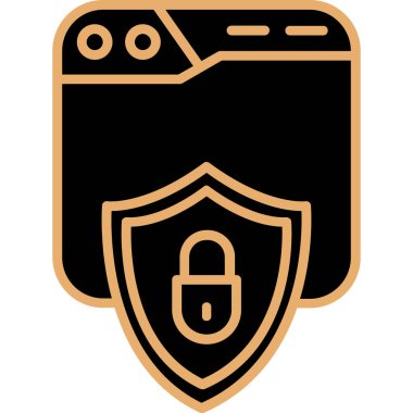 ikon vektör illüstrasyonunu kilitle