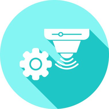 uydu simgesi vektör illüstrasyonu