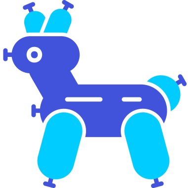 Köpek. Web simgesi basit illüstrasyon