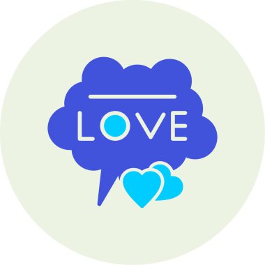 Kalp. Web simgesi basit illüstrasyon