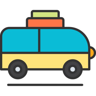 araba taşıma vektörü illüstrasyonu