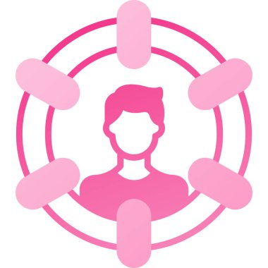 insanlar simge vektör illüstrasyonu