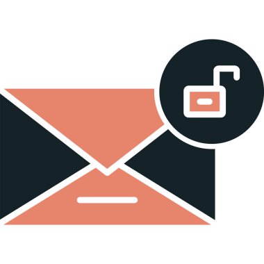 e-posta simgesi ile doldurulmuş - ana hatlar biçimi