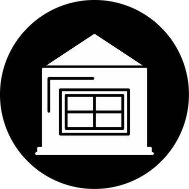 Modern ev simgesinin vektör illüstrasyonu