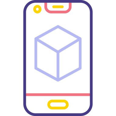 mobil simge vektör illüstrasyonu