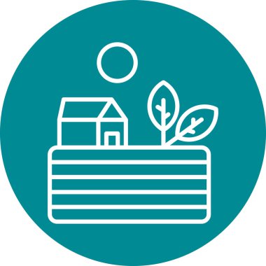 Ev simgesinin vektör illüstrasyonu