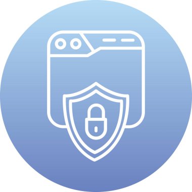 Modern b simgesinin vektör illüstrasyonu