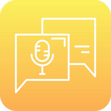 Mikrofon simgesinin gösterimi