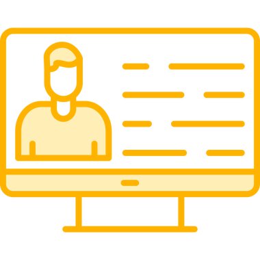 kullanıcı simgesi olan dizüstü bilgisayar