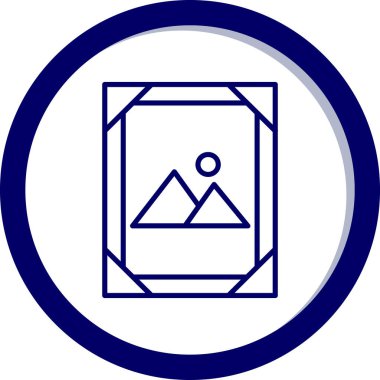 vector illustration of compass modern icon