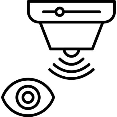 cctv kamera vektör simgesi