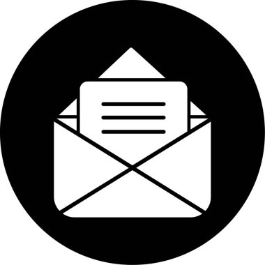 e-posta mektup vektör illüstrasyonu