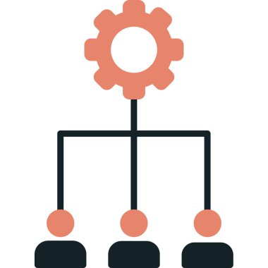 şebeke. Web simgesi basit illüstrasyon