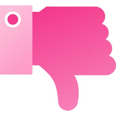 Başparmağını indir. Basit illüstrasyon