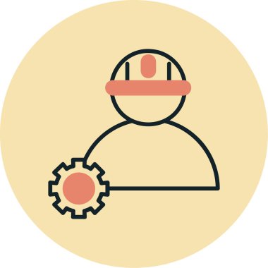 kullanıcı düz vektör simgesi