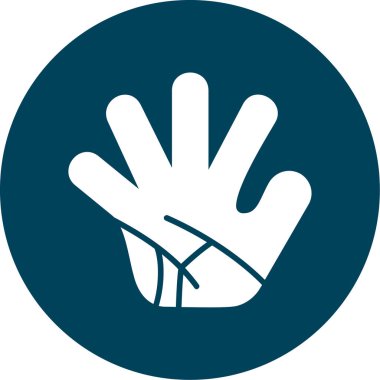 Bir palmiye ağacının vektör illüstrasyonu