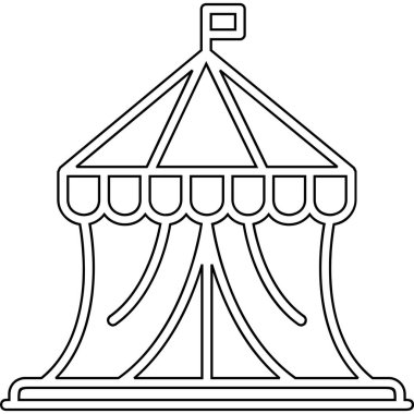 Lunapark atlıkarınca simgesi, taslak biçimi