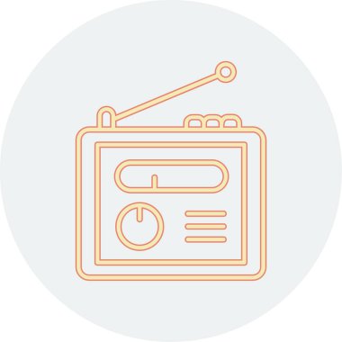 Bir saatin vektör illüstrasyonu