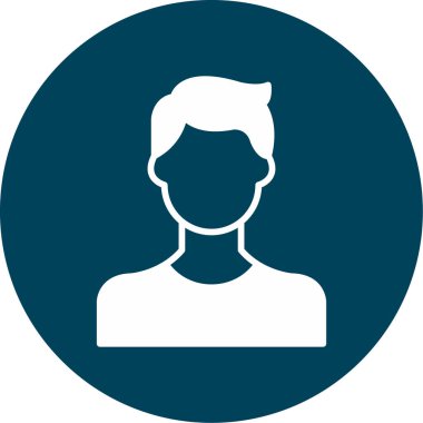 man simgesi vektör illüstrasyonu