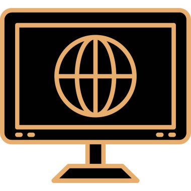 Bilgisayarın vektör resimlemesi