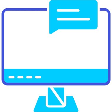 message icon, vector illustration simple design