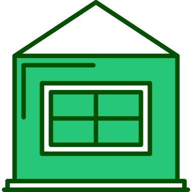 Ev simgesi, vektör illüstrasyonu