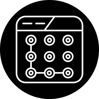 Hesap makinesi simgesinin vektör illüstrasyonu