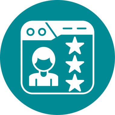 yıldız sınıflandırma düz kabartma simgesi