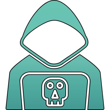 Çizgi film simgesinin vektör çizimi