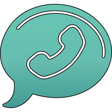 telefon simgesi, vektör illüstrasyonu