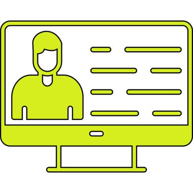 Online eğitim simgesi. beyaz arkaplanda izole edilmiş web tasarımı için çevrimiçi öğrenme vektörü simgesi