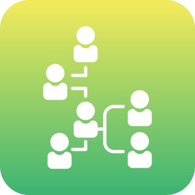 Ofisteki insanların vektör illüstrasyon simgesi