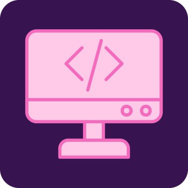 Web sitesi, vektör illüstrasyonu için web tasarım simgesi