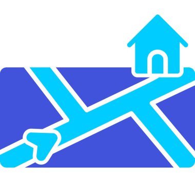 uçak ikonu vektör illüstrasyonu