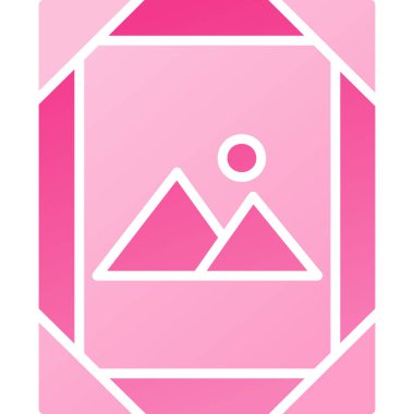 Bir Mısır bayrağının vektör illüstrasyonu